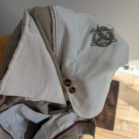 Eddie Bauer relaxed khaki pants 35 waist 35x30 - Picture 11 of 14